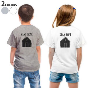 T�V���c �L�b�Y �o�b�N�v�����g ���� ���n �f�U�C�� 90 100 110 120 130 140 150 T�V���c �e�B�[�V���c T shirt 017526 ���b�Z�[�W stay home ��