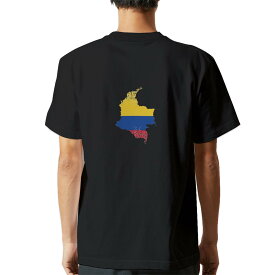 tシャツ メンズ 半袖 バックプリント ブラック デザイン XS S M L XL 2XL ティーシャツ T shirt 018799 colombia コロンビア