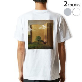 Tシャツ メンズ バックプリント半袖 ホワイト グレー デザイン XS S M L XL 2XL tシャツ ティーシャツ T shirt 023003 木　本