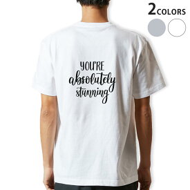 Tシャツ メンズ バックプリント半袖 ホワイト グレー デザイン XS S M L XL 2XL tシャツ ティーシャツ T shirt 016480 英語　モノクロ　英文