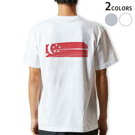 Tシャツ メンズ バックプリント半袖 ホワイト グレー デザイン XS S M L XL 2XL tシャツ ティーシャツ T shirt 018558 singapore シンガポール