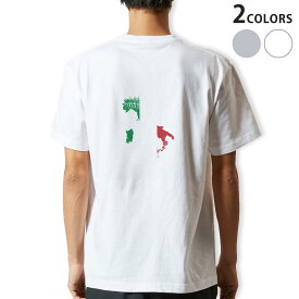 Tシャツ メンズ バックプリント半袖 ホワイト グレー デザイン XS S M L XL 2XL tシャツ ティーシャツ T shirt 018857 italy イタリア