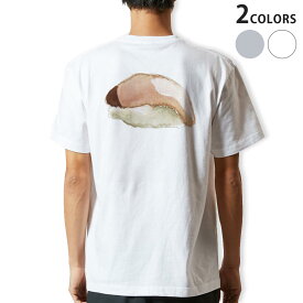 Tシャツ メンズ バックプリント半袖 ホワイト グレー デザイン XS S M L XL 2XL tシャツ ティーシャツ T shirt 019906 お寿司 Sushi ご飯
