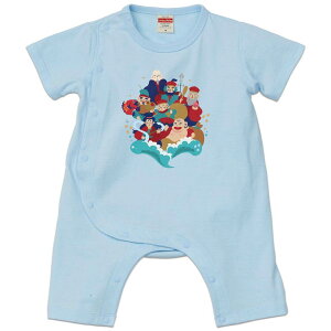Iׂ6J[ p[X Jo[I[ Ԃ  fUC 70cm 80cm@rompers xr[ V LbY 70TCY 80TCY Mtg }^jeB Dw oYj v}} eB[Vc T shirt 012899 