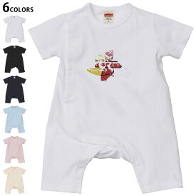 選べる6カラー ロンパース カバーオール 赤ちゃん 半袖 デザイン 70cm 80cm　rompers ベビー 新生児 キッズ 70サイズ 80サイズ ギフト マタニティ 妊婦 出産祝い プレママ ティーシャツ T shirt 018912 nunavut ヌナブト準州