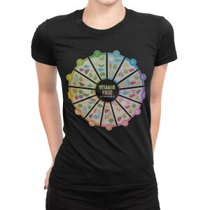 t�V���c ���f�B�[�X ���� �u���b�N �� �f�U�C�� M L T�V���c �e�B�[�V���c T shirt 032574 vitamin �r�^�~��