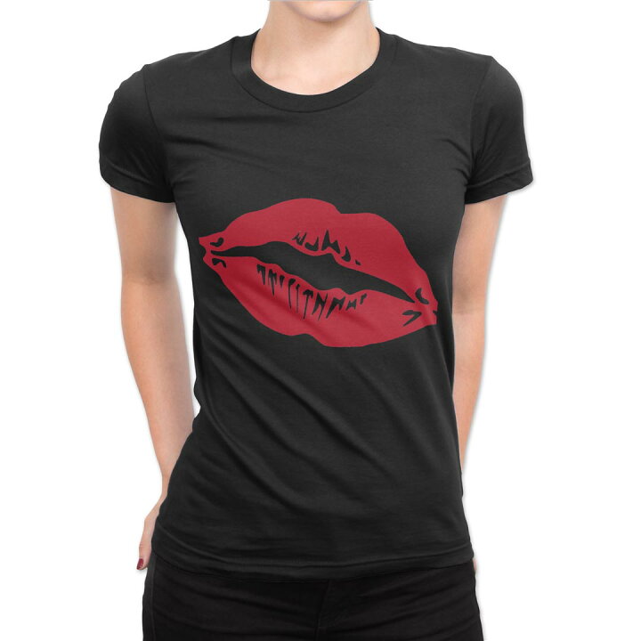 楽天市場】tシャツ レディース 半袖 ブラック 黒 デザイン M L Tシャツ 