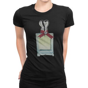 t�V���c ���f�B�[�X ���� �u���b�N �� �f�U�C�� M L T�V���c �e�B�[�V���c T shirt 015828 �����@perfume�@����