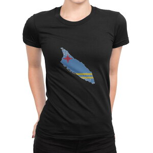 t�V���c ���f�B�[�X ���� �u���b�N �� �f�U�C�� M L T�V���c �e�B�[�V���c T shirt 018764 aruba �A���o