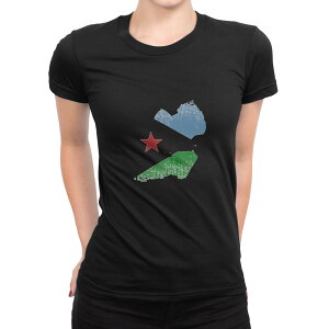 t�V���c ���f�B�[�X ���� �u���b�N �� �f�U�C�� M L T�V���c �e�B�[�V���c T shirt 018813 djibouti �W�u�`