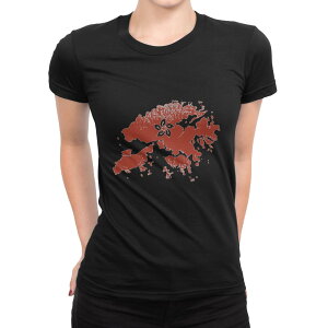 t�V���c ���f�B�[�X ���� �u���b�N �� �f�U�C�� M L T�V���c �e�B�[�V���c T shirt 018847 hong_kong ���`
