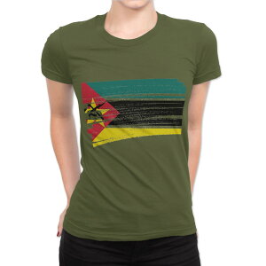 選べる20カラー tシャツ レディース 半袖 デザイン M L Tシャツ ティーシャツ T shirt 018515 mozambique モザンビーク
