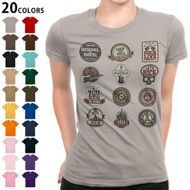選べる20カラー tシャツ レディース 半袖 デザイン S M L Tシャツ ティーシャツ T shirt 010166 音楽　ギター　英語