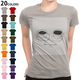 選べる20カラー tシャツ レディース 半袖 デザイン S M L Tシャツ ティーシャツ T shirt 015731 カフェ　食べ物　飲み物