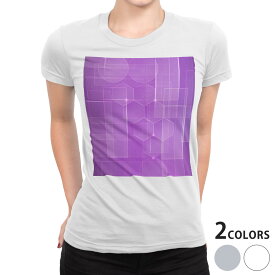 tシャツ レディース 半袖 白地 デザイン S M L XL Tシャツ ティーシャツ T shirt 000421 ラグジュアリー 紫