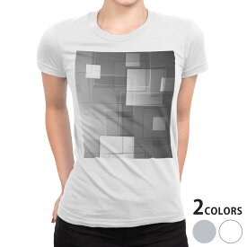 tシャツ レディース 半袖 白地 デザイン S M L XL Tシャツ ティーシャツ T shirt 000474 その他 タイル　黒