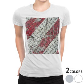 tシャツ レディース 半袖 白地 デザイン S M L XL Tシャツ ティーシャツ T shirt 001122 ユニーク メタル　カーボン