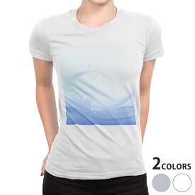 tシャツ レディース 半袖 白地 デザイン S M L XL Tシャツ ティーシャツ T shirt 001745 クール シャボン玉
