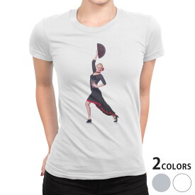 tシャツ レディース 半袖 白地 デザイン S M L XL Tシャツ ティーシャツ T shirt 003571 写真・風景 その他 人物　外国人　ダンス