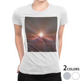 tシャツ レディース 半袖 白地 デザイン S M L XL Tシャツ ティーシャツ T shirt 003591 写真・風景 ラグジュアリー 景色　風景