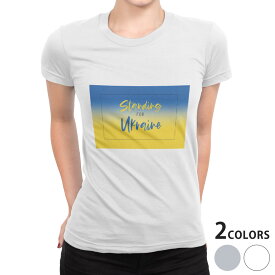 tシャツ レディース 半袖 白地 デザイン S M L XL Tシャツ ティーシャツ T shirt 021001 ukraine ウクライナ