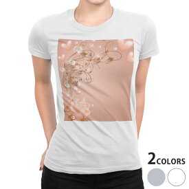 tシャツ レディース 半袖 白地 デザイン S M L XL Tシャツ ティーシャツ T shirt 005271 ラブリー フラワー 薔薇　ハート　シャボン玉