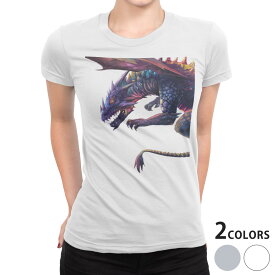 tシャツ レディース 半袖 白地 デザイン S M L XL Tシャツ ティーシャツ T shirt 009923 恐竜　シンプル