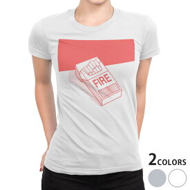 tシャツ レディース 半袖 白地 デザイン S M L XL Tシャツ ティーシャツ T shirt 016143 たばこ　分煙