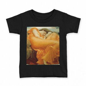 tシャツ キッズ 半袖 黒地 ブラック デザイン 90 100 110 120 130 140 150 160 Tシャツ ティーシャツ T shirt 003228 人物 絵画 イラスト