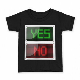 tシャツ キッズ 半袖 黒地 ブラック デザイン 90 100 110 120 130 140 150 Tシャツ ティーシャツ T shirt 006128 デジタル　英語　緑　赤