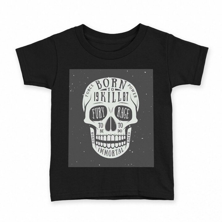 楽天市場 Tシャツ キッズ 半袖 黒地 ブラック デザイン 90 100 110 1 130 140 150 Tシャツ ティーシャツ T Shirt 骸骨 ドクロ 英語 Kabeコレ