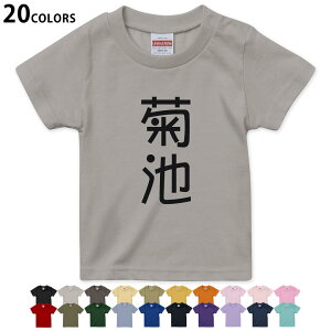選べる20カラー tシャツ キッズ 半袖 カラー デザイン 90 100 110 120 130 140 150 160 Tシャツ ティーシャツ T shirt 021116 苗字 名前 菊池