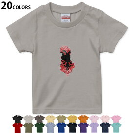 選べる20カラー tシャツ キッズ 半袖 カラー デザイン 90 100 110 120 130 140 150 160 Tシャツ ティーシャツ T shirt　018755 国旗 albania アルバニア
