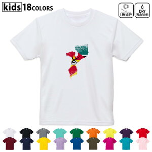 ドライTシャツ 吸水 速乾 DRY 選べる18カラー 4サイズ キッズ 半袖 デザインドライTシャツ スポーツ ゆったり デザイン 120サイズ 130サイズ 140サイズ 150サイズ 160サイズ 018894 mozambique モザンビー