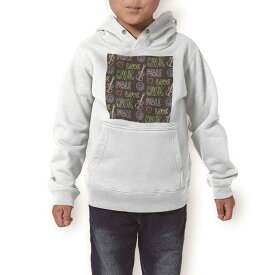 パーカー キッズ ホワイト グレー ブラック デザイン 110 130 150 parker hooded sweatshirt フーディ 白　黒　灰色 子供 男の子 女の子 008725 音楽　ギター　カラフル