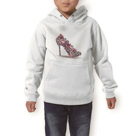 パーカー キッズ ホワイト グレー ブラック デザイン 110 130 150 parker hooded sweatshirt フーディ 白　黒　灰色 子供 男の子 女の子 009402 宝石　おしゃれ　ピンク