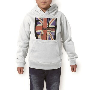 パーカー キッズ ホワイト グレー ブラック デザイン 110 130 150 parker hooded sweatshirt フーディ 白 黒 灰色 子供 男の子 女の子 012698 ユニオンジャック 国旗 イギリス