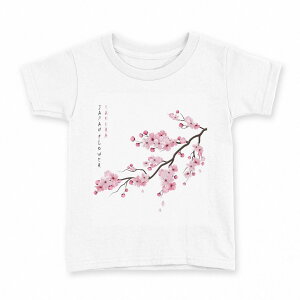t�V���c �L�b�Y ���� ���n �f�U�C�� 90 T�V���c �e�B�[�V���c T shirt 032223 �� sakura