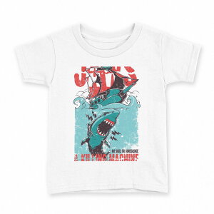 t�V���c �L�b�Y ���� ���n �f�U�C�� 140 �T�C�Y T�V���c �e�B�[�V���c T shirt 005372 �T���@JAWS�@�C���X�g