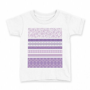 t�V���c �L�b�Y ���� ���n �f�U�C�� 130 �T�C�Y T�V���c �e�B�[�V���c T shirt 005530 ���@�͗l�@�p�[�v��