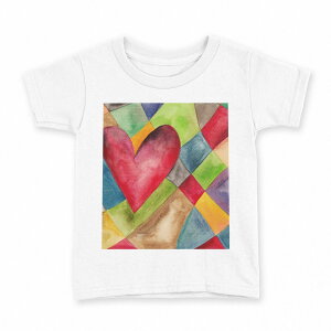t�V���c �L�b�Y ���� ���n �f�U�C�� 90 T�V���c �e�B�[�V���c T shirt 007390 �n�[�g�@�ԁ@���b�h�@�J���t��