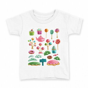 t�V���c �L�b�Y ���� ���n �f�U�C�� 140 �T�C�Y T�V���c �e�B�[�V���c T shirt 015565 ���َq�@�g���@���킢��