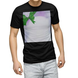 tシャツ メンズ 半袖 ブラック デザイン XS S M L XL 2XL Tシャツ ティーシャツ T shirt　黒 001440 その他 雪の結晶　冬　シャボン玉