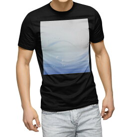 tシャツ メンズ 半袖 ブラック デザイン XS S M L XL 2XL Tシャツ ティーシャツ T shirt　黒 001745 クール シャボン玉