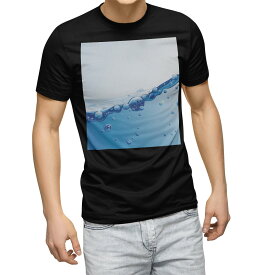 tシャツ メンズ 半袖 ブラック デザイン XS S M L XL 2XL Tシャツ ティーシャツ T shirt　黒 001749 クール 水玉　シャボン玉　バブル