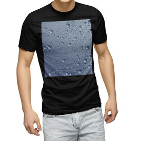 tシャツ メンズ 半袖 ブラック デザイン XS S M L XL 2XL Tシャツ ティーシャツ T shirt　黒 001750 クール 水玉　シャボン玉　バブル