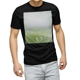 tシャツ メンズ 半袖 ブラック デザイン XS S M L XL 2XL Tシャツ ティーシャツ T shirt　黒 001802 その他 しゃぼん玉　緑