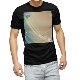 tシャツ メンズ 半袖 ブラック デザイン XS S M L XL 2XL Tシャツ ティーシャツ T shirt　黒 002174 クール シンプル　しゃぼん玉