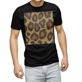 tシャツ メンズ 半袖 ブラック デザイン XS S M L XL 2XL Tシャツ ティーシャツ T shirt　黒 004059 チェック・ボーダー 豹柄　模様