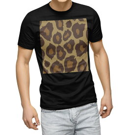 tシャツ メンズ 半袖 ブラック デザイン XS S M L XL 2XL Tシャツ ティーシャツ T shirt　黒 004093 チェック・ボーダー 豹柄　模様